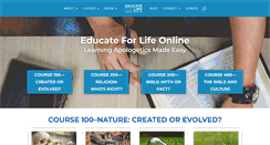 Desktop Screenshot of educateforlife.org