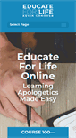 Mobile Screenshot of educateforlife.org